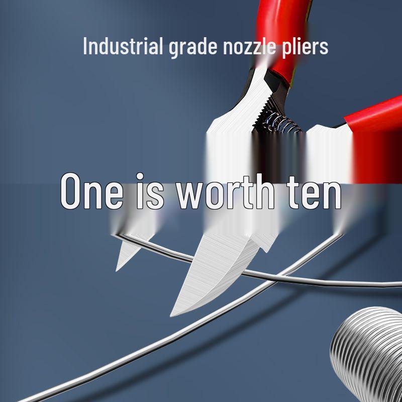 Gundam Model Side Cutting Pliers - Industrial Grade, Thin Blade Diagonal Pliers for Electronics & Wire Cutting