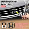 Car Badge Stickers Front Grille Trunk Steering Wheel Logo Rear Trunk Emblem For Civic Fit Jazz Accord CRV HRV City Odyssey