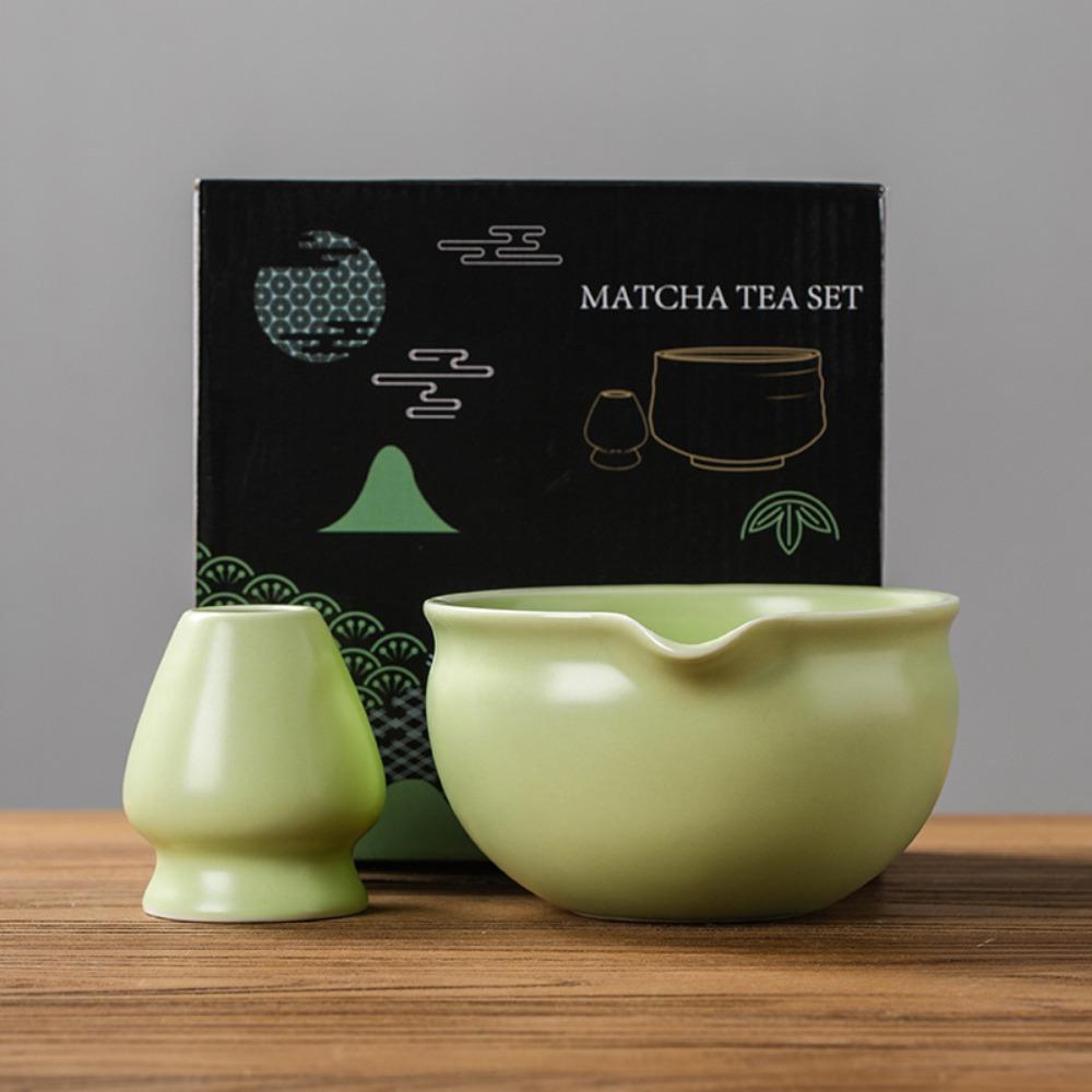 Ceramic Matcha Tea Set Smooth Large Capacity Tea Wash Bowls Durable High Temperature Resistant Tea Ceremony Tool Teaware