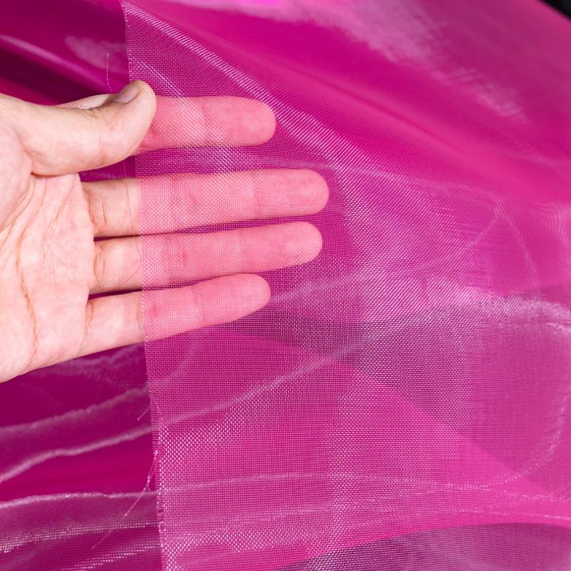 100x140cm Hard Tulle Mesh Fabric for DIY Wedding Dress Skirt Yarn Cloth Decoration Fabric By Per Meter Polyester Stiff Mesh