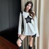 T-shirt Grunge Donna Moda Stampa Stella Estetica Y2k Magliette Larghe T-shirt Strappata Streetwear Gotico