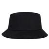 Sombreros de Cubo de Color Sólido Ligero con Placa de Personalidad para Unisex, Gorras de Pescador, Gorra Casual para Exteriores, Sombrero Protector Solar