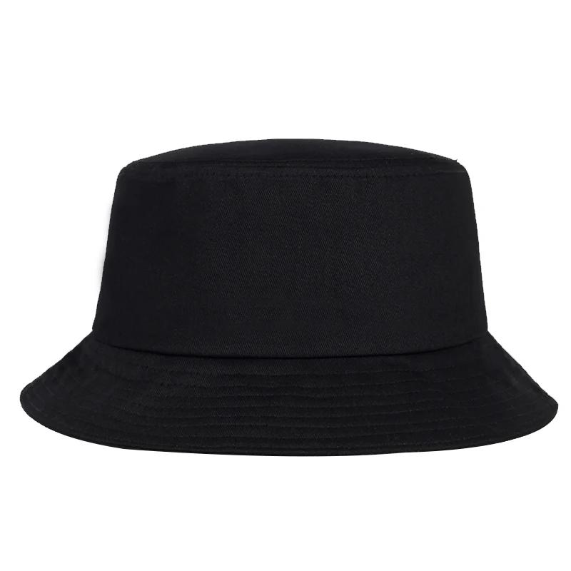 Sombreros de Cubo de Color Sólido Ligero con Placa de Personalidad para Unisex, Gorras de Pescador, Gorra Casual para Exteriores, Sombrero Protector Solar