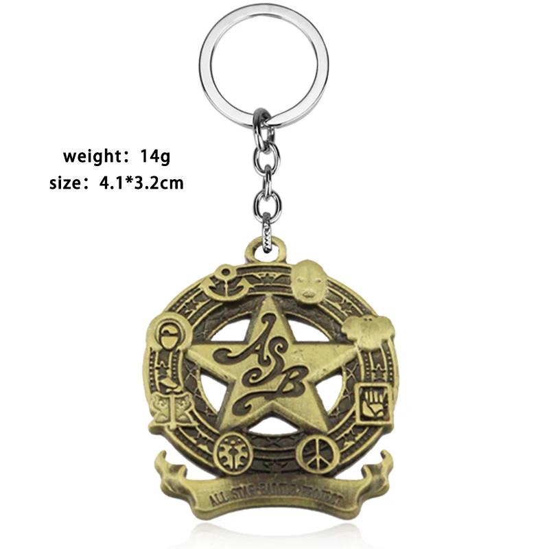 Anime JOJO'S BIZARRE ADVENTURE Collana Pietra Rossa di Aja Ciondolo Cosplay Collana a Catena Girocollo Collane Ciondoli Gioielli Donna Uomo