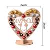 Valentine's Day Wooden Advent Calendar Chocolate Holder Countdown Calendar For Valentine's Day Love Countdown Calendar 2026