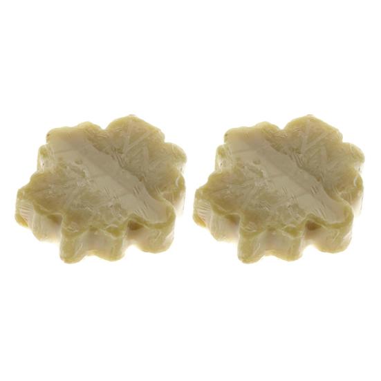 2Pcs Handmade Scented Maple Leaf Bath Soaps Wedding Favors Gift with Package Box