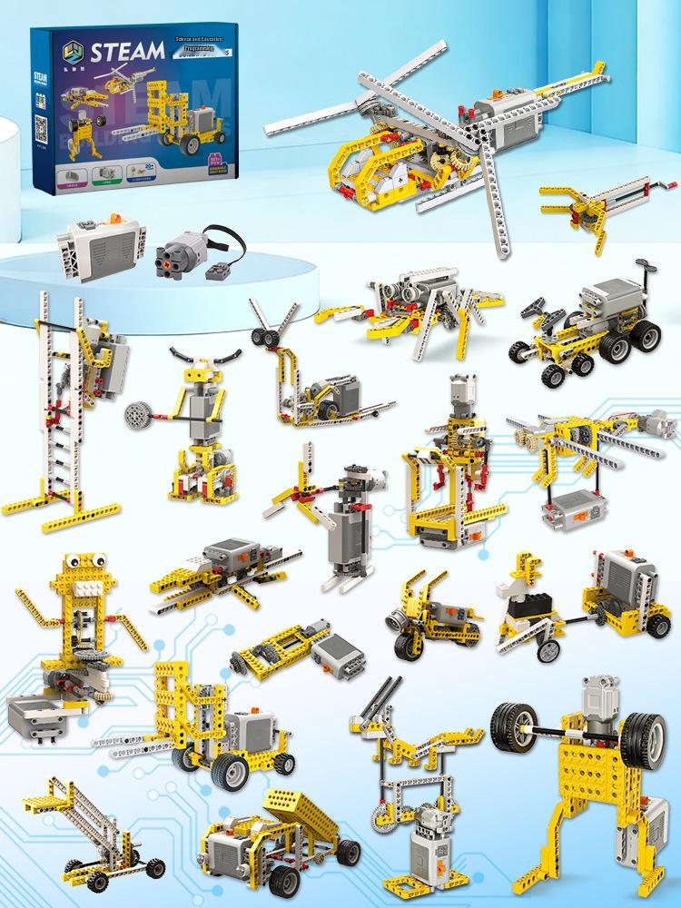 Lejiazhi D012 Programmable Robot Building Blocks - Educational Science Toy for Kids.