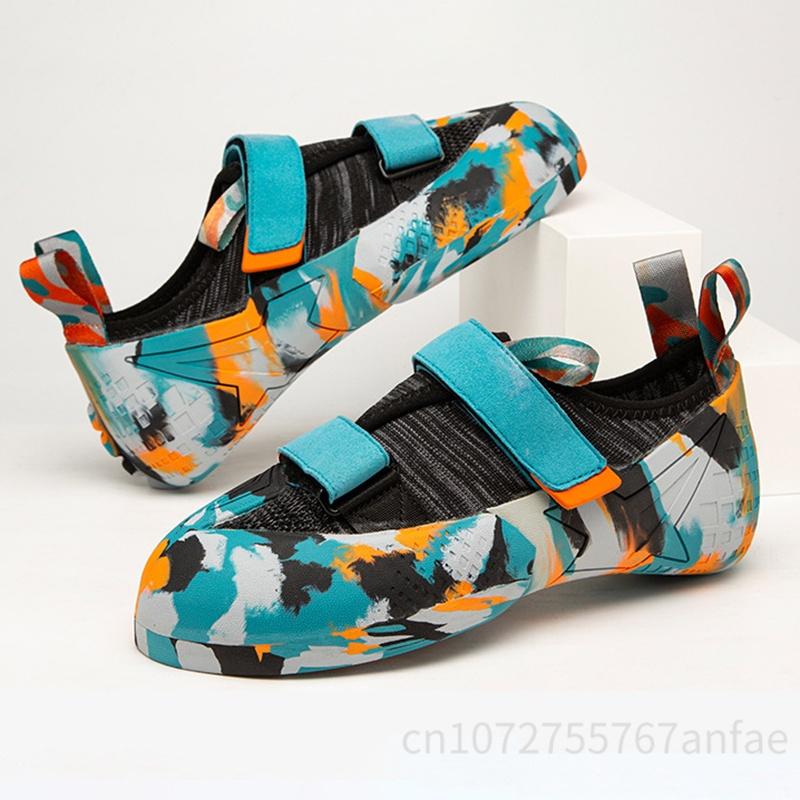 Professional Adult Indoor Outdoor Rock-Climbing Training Shoe Beginners Bouldering Training Sneaker Non-slip Soft Comfortable