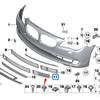 Fog Light Frame Accessories for BMW 7 Series F02 (Front Bumper) - 51117186505/51117186506