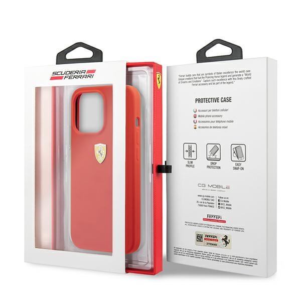 Ferrari Fessihcp13Xre Iphone 13 Pro Max6,7 Czerwony/Red Hardcase Silicone