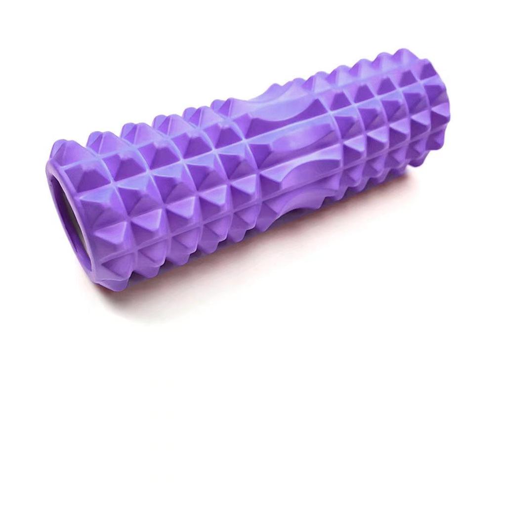 33CM Hollow EVA Foam Roller - Muscle Relaxation, Yoga, Leg Massage, Pilates Wolf Tooth Design