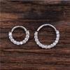 Piercing Hoop Earring Small Hoop Nose Septum Ring Piercing Silver Ear Bone Ring