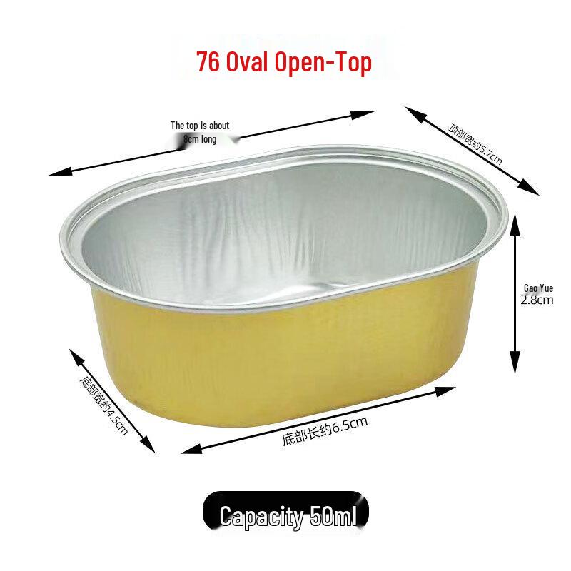 Disposable Heavy-Duty Aluminum Foil Baking & Food Containers 200 Count