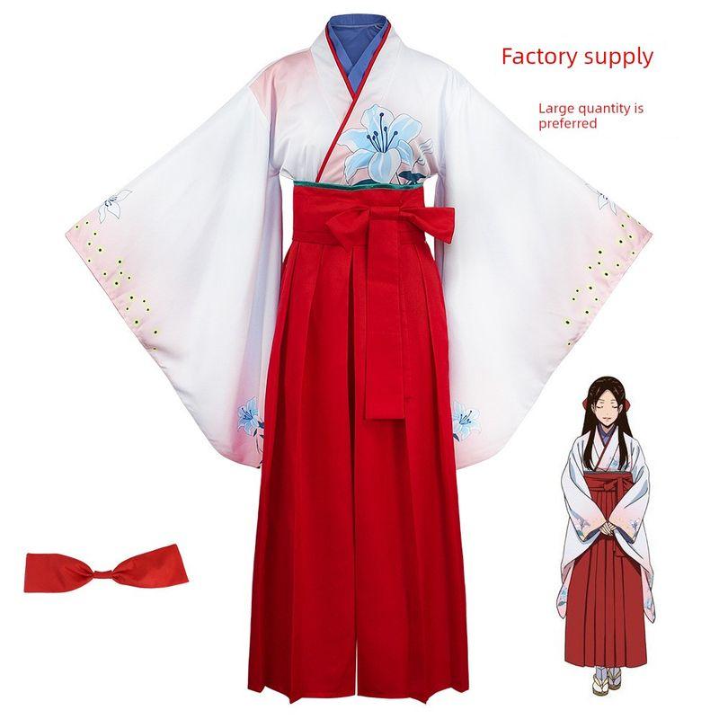 Kakegurui Cosplay Costume Nishikigouin Yuriko Japanese Kimono Cosplay Anime Outfit