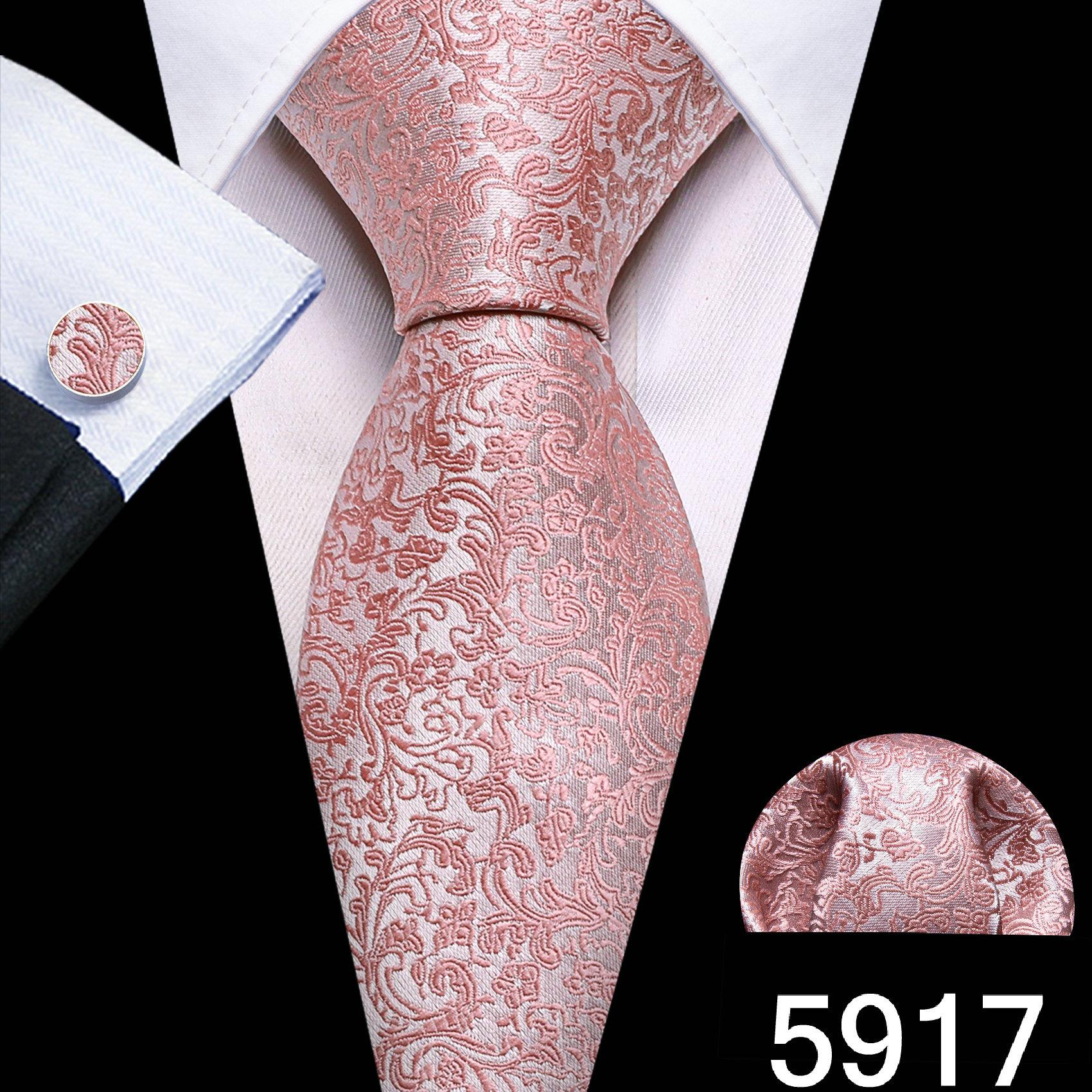 

Barry.Wang Краватка Хустка Запонки Набір Лимонно-зелений Синій Пейслі Жаккард Плетене Весілля N-5917