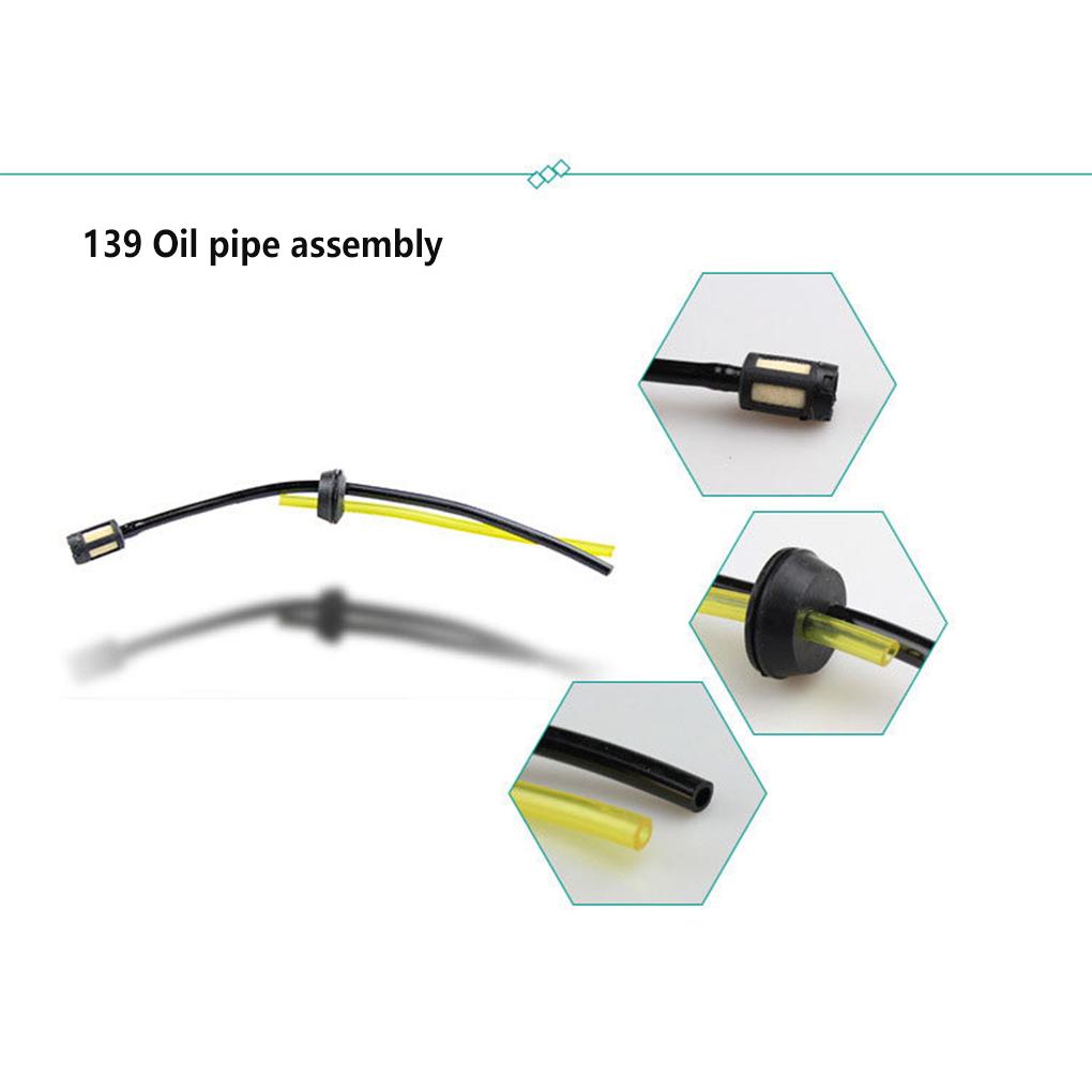4 Pieces Lawn Mower Fuel Tube Grasses Trimmer Oil Gardening Tool Replacement Part Maintenance for Professional