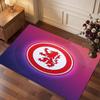 Tappeto in Velluto di Cristallo con Stampa del Middlesbrough Football Club, Comodo Assorbente d'Acqua Antiscivolo Tappeto per Pavimenti Interni