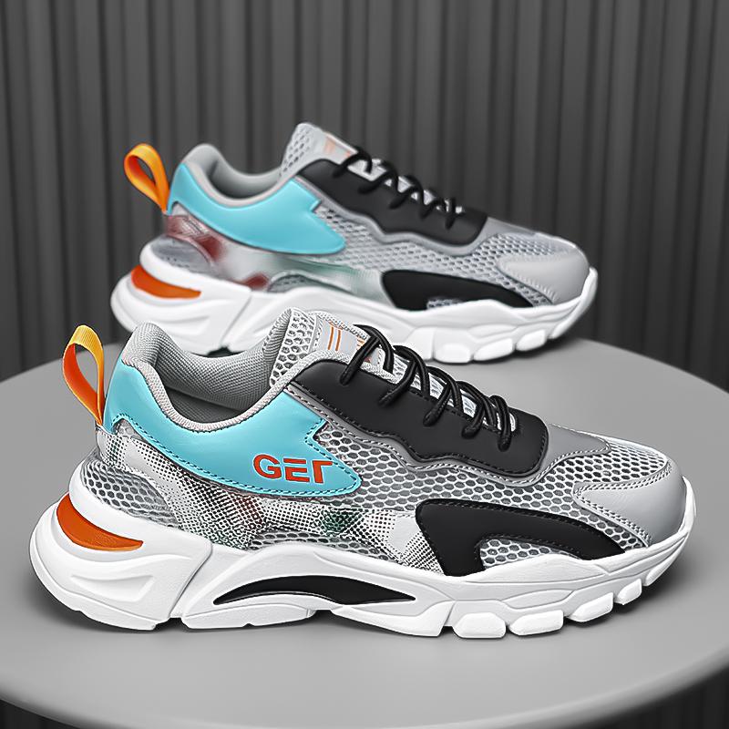 

Новые летние полые дышащие сетчатые дышащие полые туфли большого размера для пар, износостойкие повседневные спортивные туфли разных цветов 45 чёрный