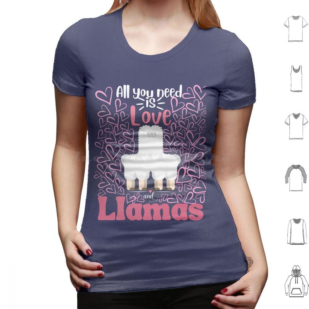 Llama Valentine Puns T Shirt Big Size 100% Cotton Cute Llama Valentine Puns Llama Valentine Puns Love Cool Llama Valentine Puns