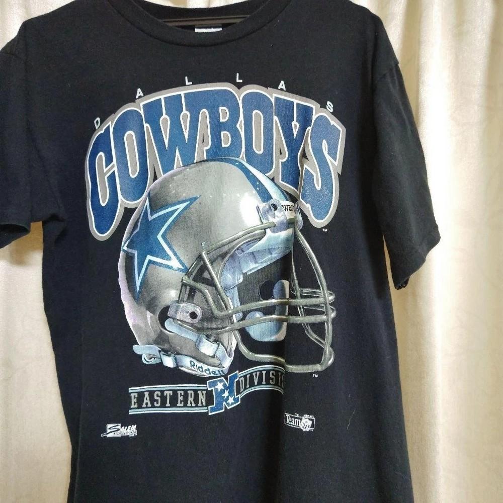 

90s NFL Dallas Cowboys Football Helmet Rare Design Black Reprint Unisex T-Shirt XXXL
