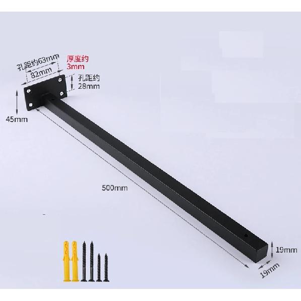 Wall Shelf Bracket Suspended Tripod Shelf Support Hidden Wall Fixed Partition Storage Rack Shelves Angle Bracket Thicken