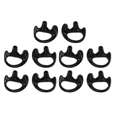 5 Pares de Auriculares de Molde para Oreja para Radio de Dos Vías Tapones para los Oídos de Silicona de Repuesto para Radio de Dos Vías Acústica