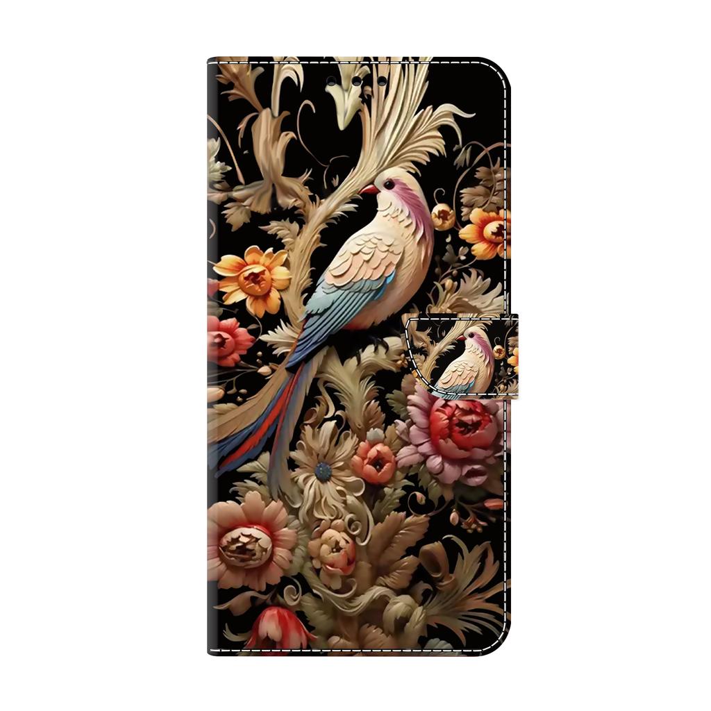 Etui na telefon Samsung Galaxy A55 A35 A34 A33 A32 A31 A16 3D Urocze Malowane Magnetyczne Skórzane Etui z Klapką i Uchwytem Portfel Etui na Telefon Komórkowy