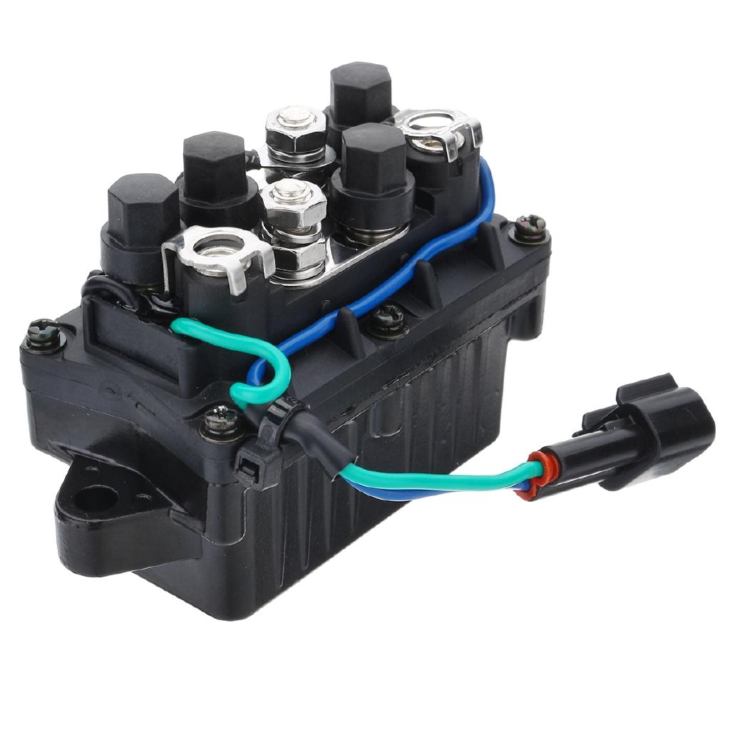 12V Trim Relay Assembly Replacement for YAMAHA For HP Outboard F150 F250 63P-81950-00-00 Motorcycle Motorbike