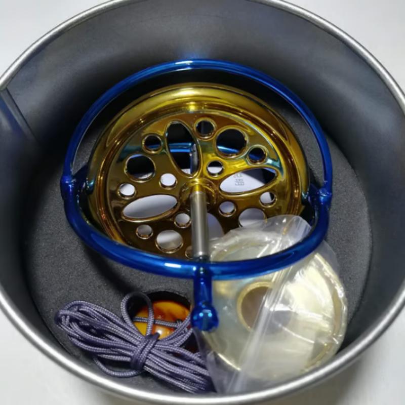 Precision Gyroscope Metal Anti-Gravity Spinning Top - Educational & Stress Relief Toy Stabilised Metal Finger Gyro