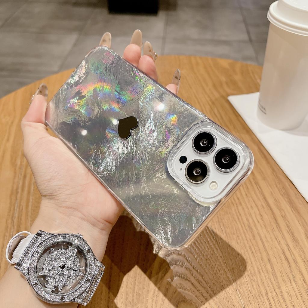 IMD Flash Blade Vortex Mobile Phone Case Is Suitable for Apple 16PROMAX Large Hole 15 Shell Silver 14 Love Standard 11/12.