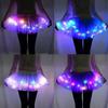 LED svítící světlo Děti Dívky Princezna Tutu Sukně Dětské Oblečení Svatba Párty Tanec Minisukně Kostým Cosplay LED Oblečení