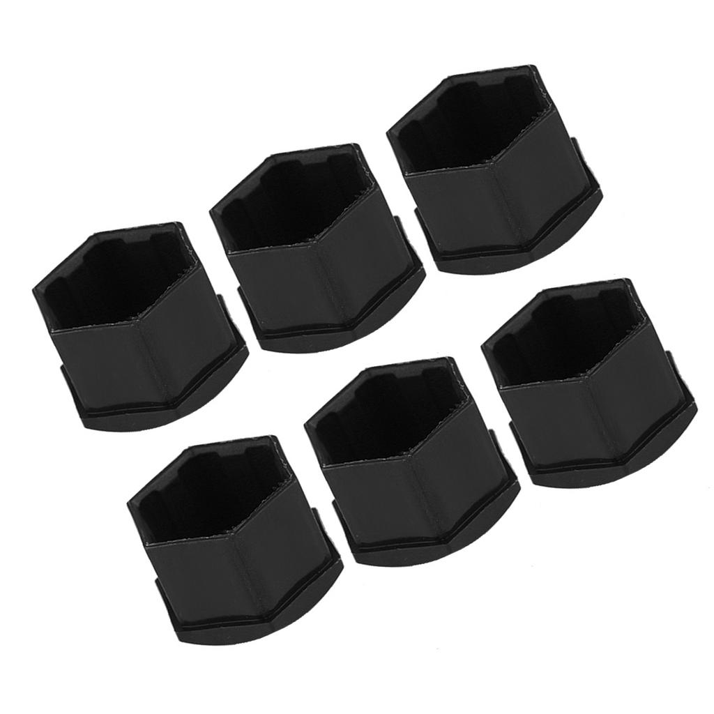 20pcs 21mm Nut Car Wheel Auto Hub Screw   Anti Theft Cover   Black