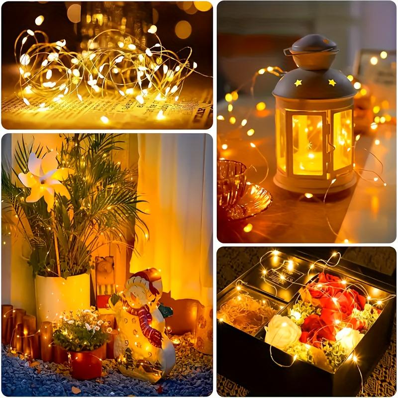 USB Powered Copper String Lights, Fairy Lights, and Starlight Lights Are Suitable for Decorating Parties, Weddings Festivals,Halloween,Christmas