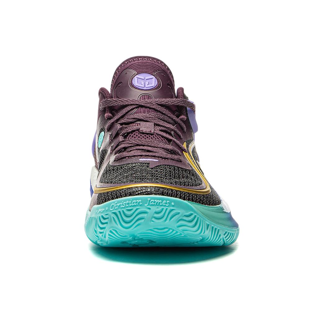 Li Ning CJ-3 Professional Cushioning Anti-Slip Wear-Resistant Lightweight Rebound Low-Top Basketball Shoes Men sneaker Black Blue ABAU007-15