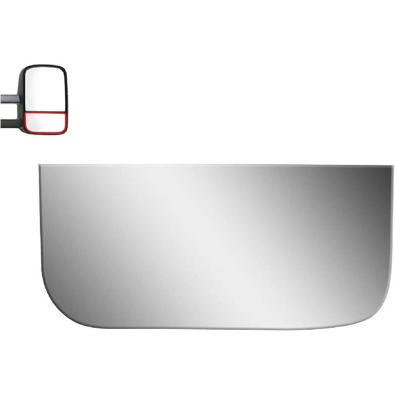 BOOLEE Passenger Side Mirror Glass fit for Avalanche, Chevrolet Silverado, Chevrolet Suburban, Tahoe, GMC Sierra, Yukon, Towing Mirror Bottom Lens