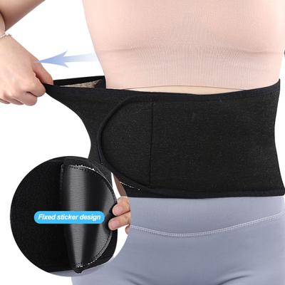Men Women Waist Warmer Plush Thermal Lumbar Support Belt Keep Warm Abdominal Protector