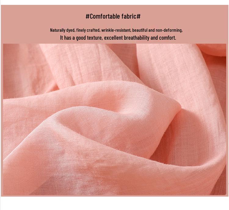 2023 Women's Literary Embroidery Cotton Linen Blouse - Summer Loose Pleated Pullover