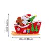 Runtow Felt Santa Claus Sled Ornaments Merry Christmas Decor for Home 2025 Xmas Navidad Gifts Happy New Year 2026