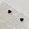 Elegant French Luxury Heart Resin Drip Earrings for Women - INS Style Retro Korean Design