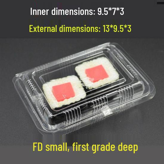 Sushi, Roast Duck, Pastry & Fruit Takeaway Box Set with Free Shipping & 100 Rubber Bands