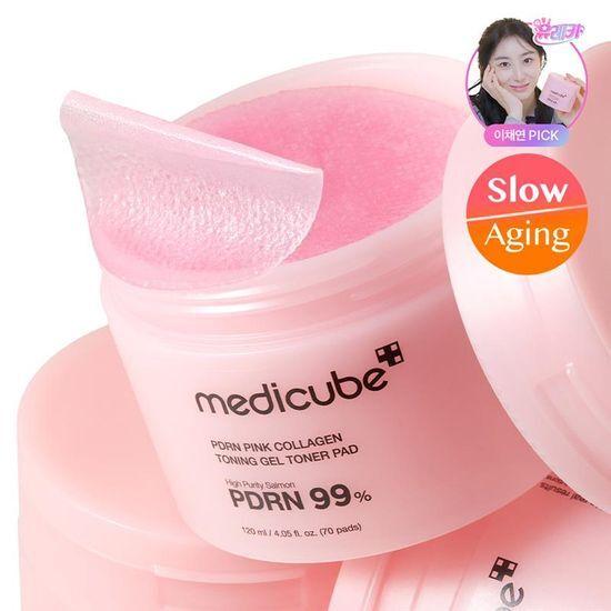 Medicube PDRN Pink Collagen Gel Toner Pads (70 sheets)