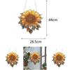 Sonnenblumen-Acryl-Fensterdeko mit buntem Glasdesign für die Hausinneneinrichtung