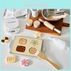 Wooden Baking And Milk Tea Kitchen Toy For Imaginative Role Play For Kids