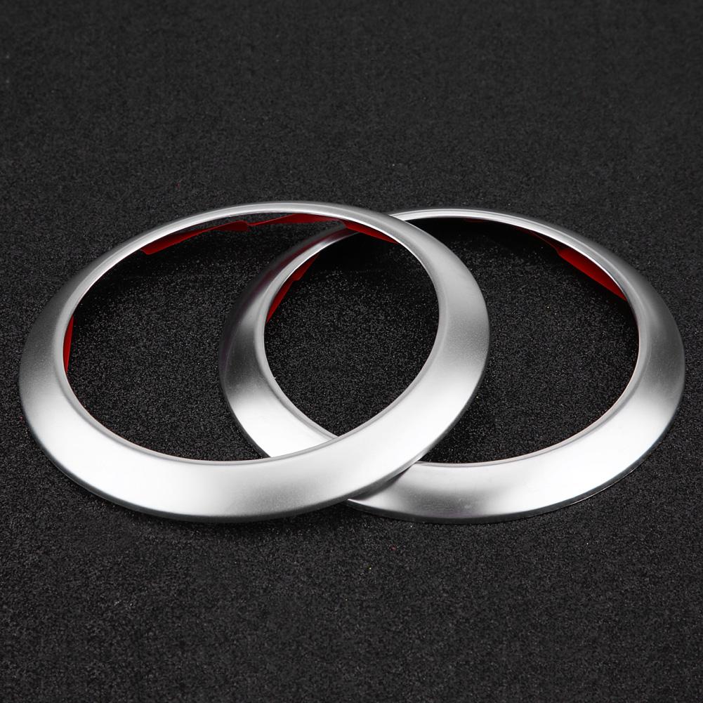 2Pcs Car Side Air Conditioning Vent Ring Frame Cover Trim for Mercedes Benz E Class W213 16 18