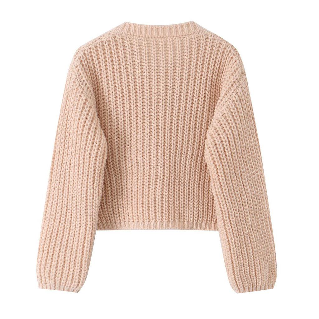 2026 European and American Style Women's Thick Knit Sweater