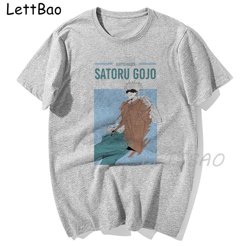 Japanese Anime Jujutsu Kaisen Yuji Itadori Harajuku Women T Shirt Manga Print Tees T Shirt Male