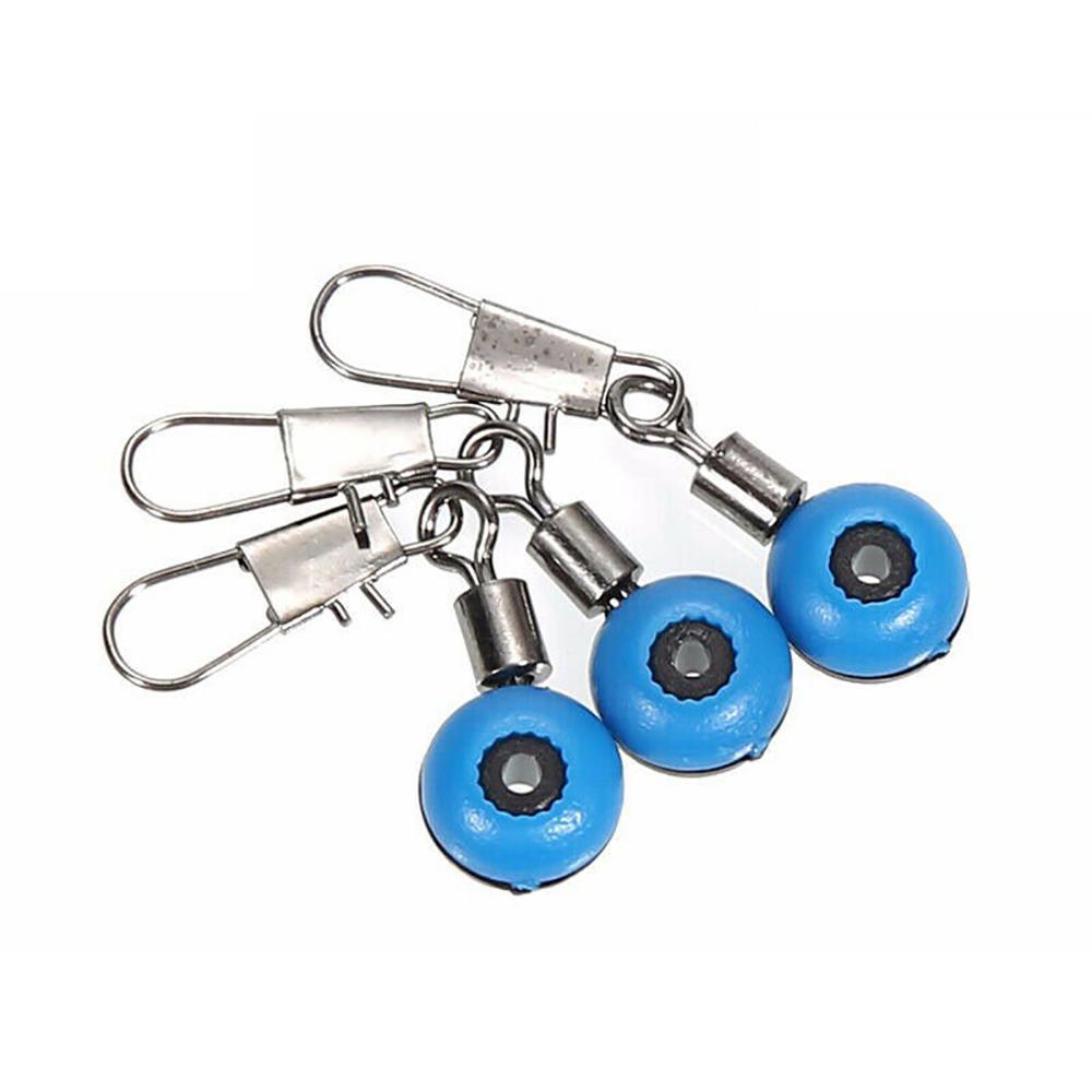 OKVGO 100 Perline Per Pesca Con Girelle E Snaps – 3 Dimensioni (L,M,S) In Scatola – Rosso, Giallo, Blu