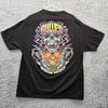 SULLEN ART COLLECTIVE Hazy Daze 100% Baumwolle T-Shirt Herren T-Shirts Oberteil Schwere Baumwolle Weed Schädel Herren XL *Nadelloch