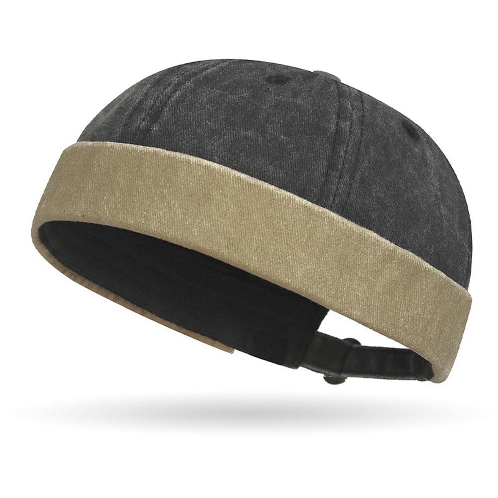 Hip Hop Beanie Hat Summer Hats Brimless Beanie Hat Women Skullies Cap Hip Hop Hats Portable Multipurpos Street Men's Vintage Hat