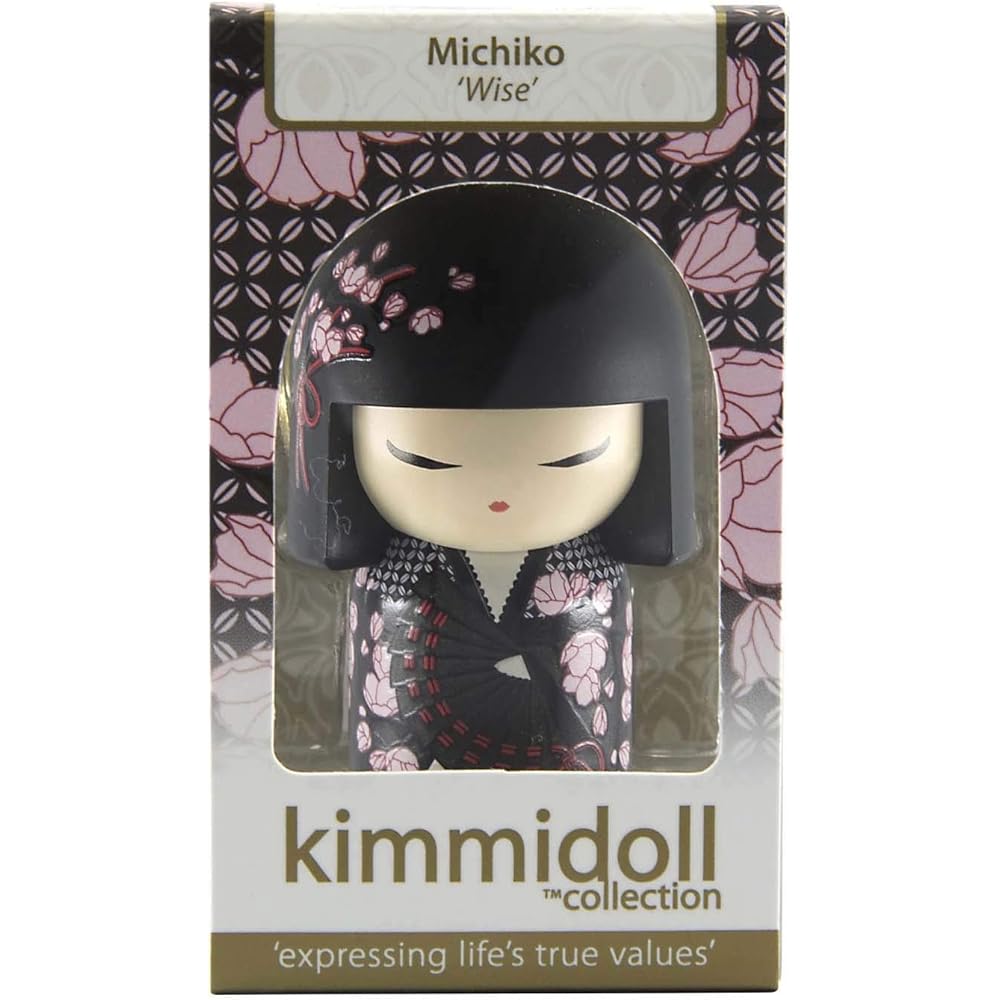 [Kimmidoll] Kimidoll Keychain Kokeshi Doll Figure Cute Stylish Imported Goods MICHIKO